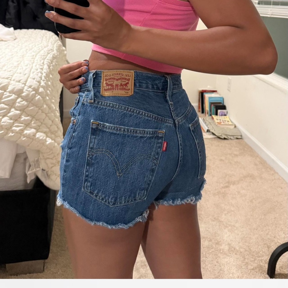 Levi denim shorts